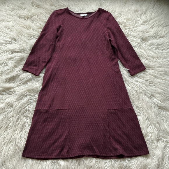 J Jill‎ Petite Diamond Ponte Shift Dress - Picture 1 of 4